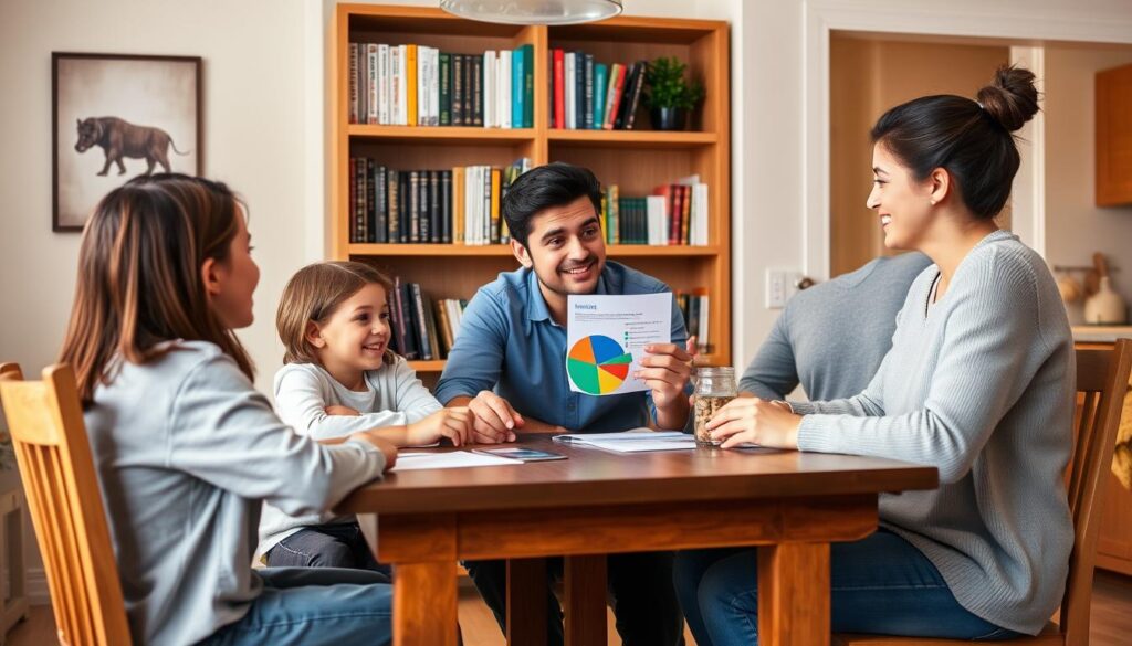 educação financeira em casa