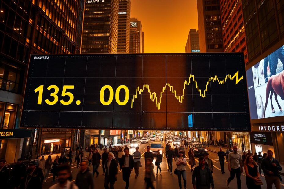Tempo real: Ibovespa opera instável aos 135 mil pontos